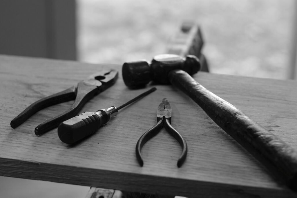 Hand tools on board